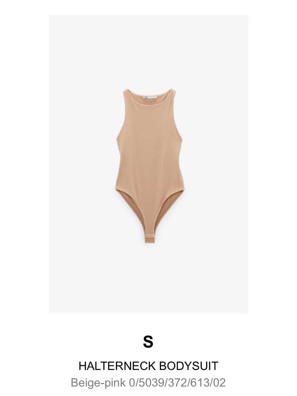 Zara Beige-Pink Bodysuit